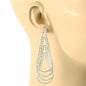 Rhinestones Long Fashion Earring