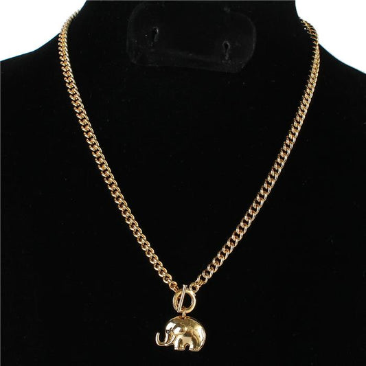 Metal Elephant Necklace