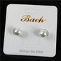 Pearl 8 MM Stud Earring