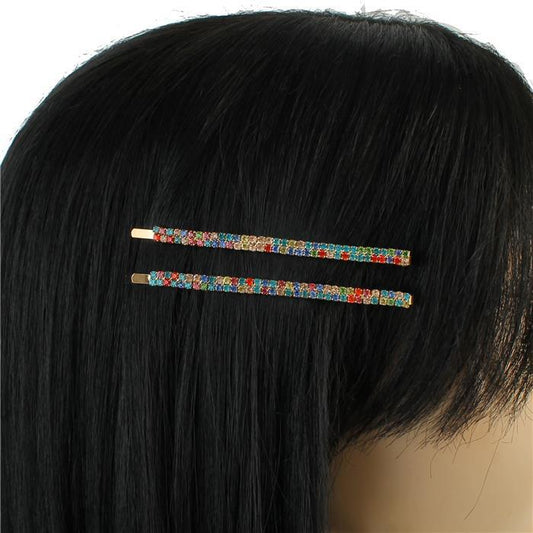 Rhinestone 2 Pcs Hair Pin