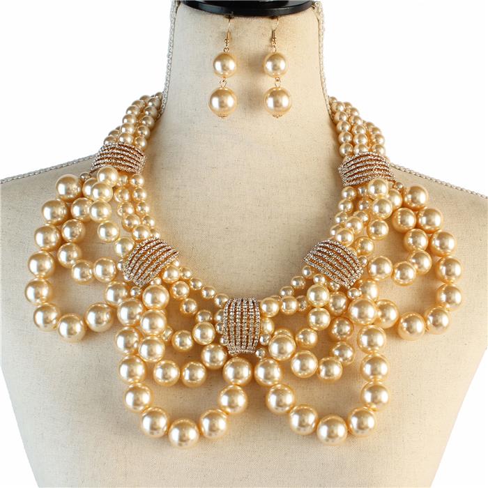 Fashion Pearl Necklace Set