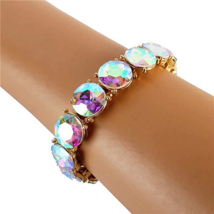 Crystal Round Stretch Bracelet