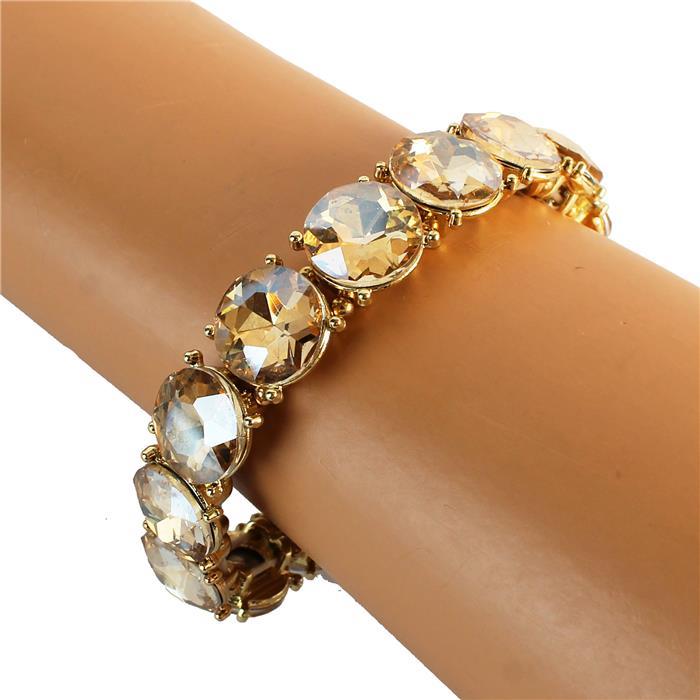 Crystal Round Stretch Bracelet