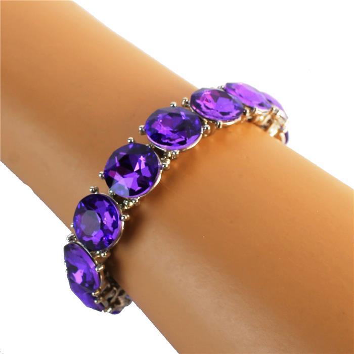 Crystal Round Stretch Bracelet