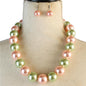 Pearl Ball Necklace Set