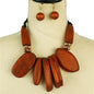 Fashion Wooden Necklace Set