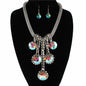 Fashion Metal Drop Necklace Set