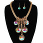 Fashion Metal Drop Necklace Set