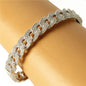 CZ Link Chain Bangle