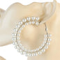 Fashion Pearls Hoop Earring