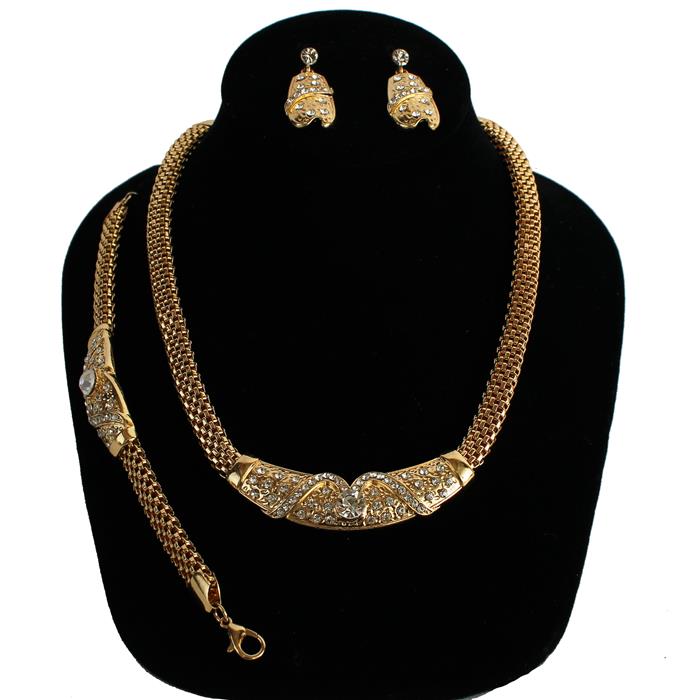 Metal Casting 3 Pcs Necklace Set