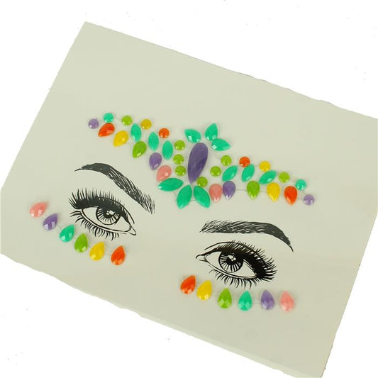 Festival Facial Jewels Rhinestone Stickers