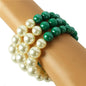 Pearls 3 Layered Stretch Bracelet