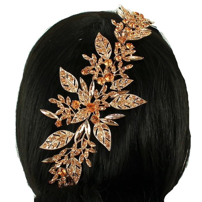 Crystal Metal Long Hair Pin