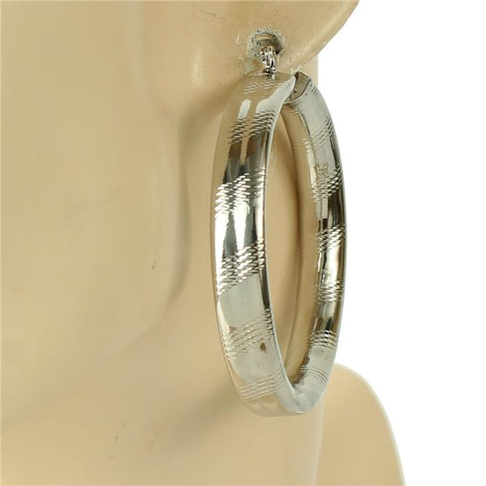 Metal Hoop Earring