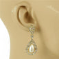 Rhinestones Pearl Tear Earring