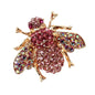 Crystal Bees  Brooch