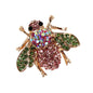 Crystal Bees  Brooch