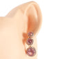 CZ Round Dangling Earring