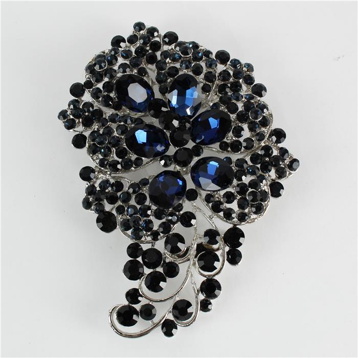 Crystal Chunky Brooch