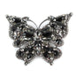 Crystal Butterfly Brooch