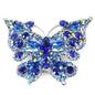 Crystal Butterfly Brooch