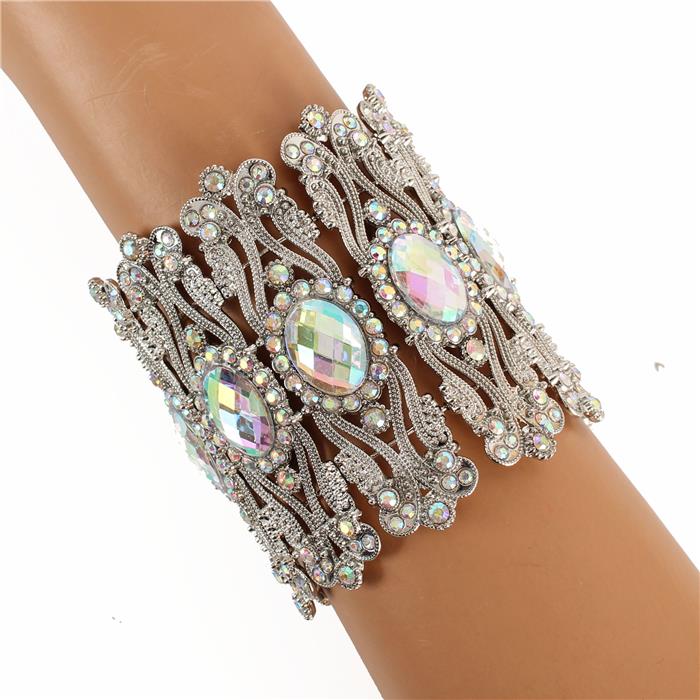 Crystal Metal Bangle