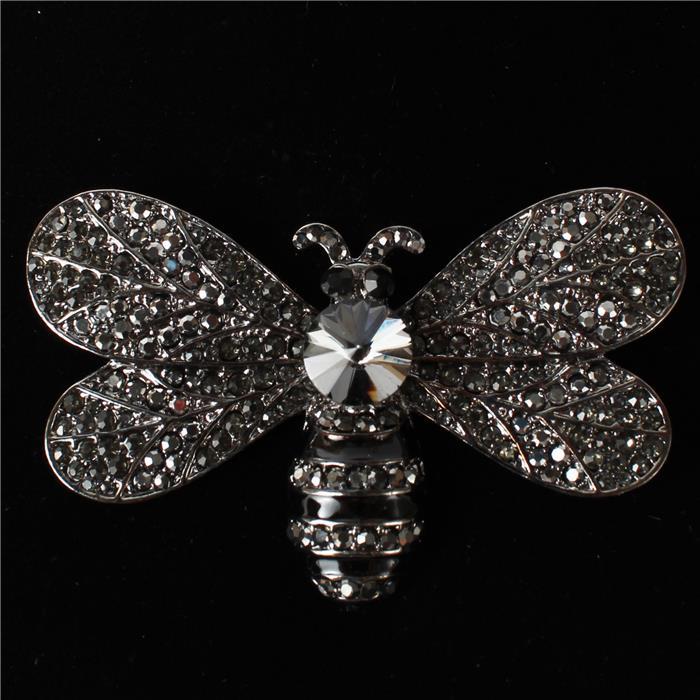 Crystal Bee Brooch