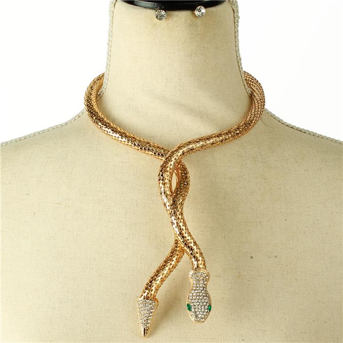 Fashion Snake Necklace Set