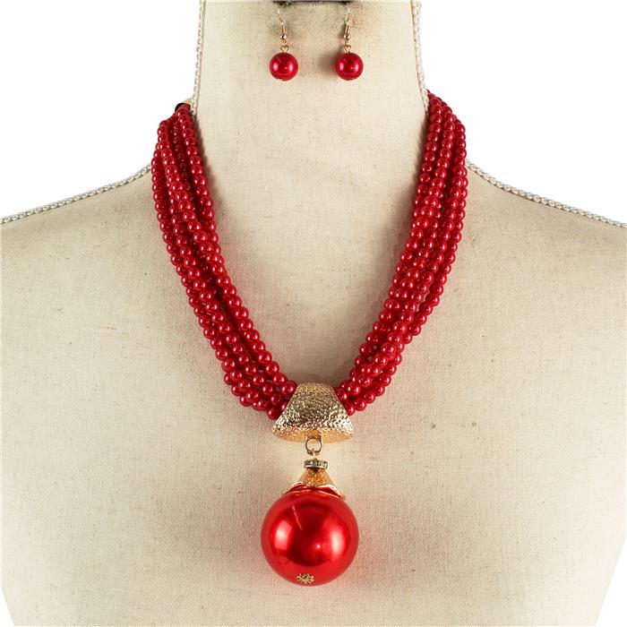 Fashion Pearl Necklace Set