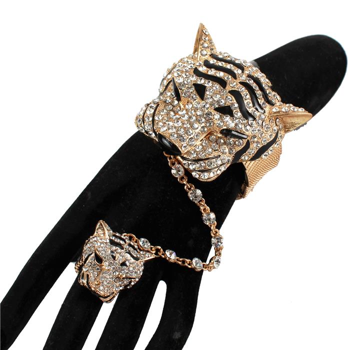 TIGER Sretch Bracelet With Ring