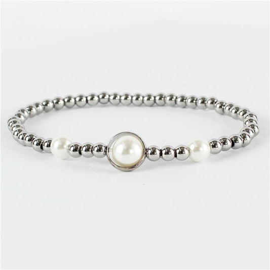 Stainless Steel Pearl Btacelet