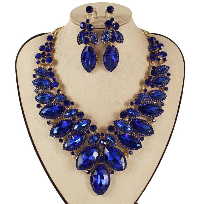 Crystal Evening Necklace Set