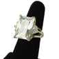 Cubic Zirconia Rectangle Stretch Ring