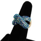 Crystal Knot Stretch Ring