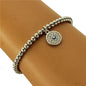 Stainless Steel Beads Evil Eye Bracelet