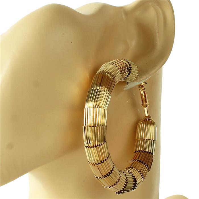 60mm Metal Hoop Earring