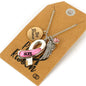 Pink Ribbon Necklace