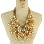 Pearls Chunky Necklace Set