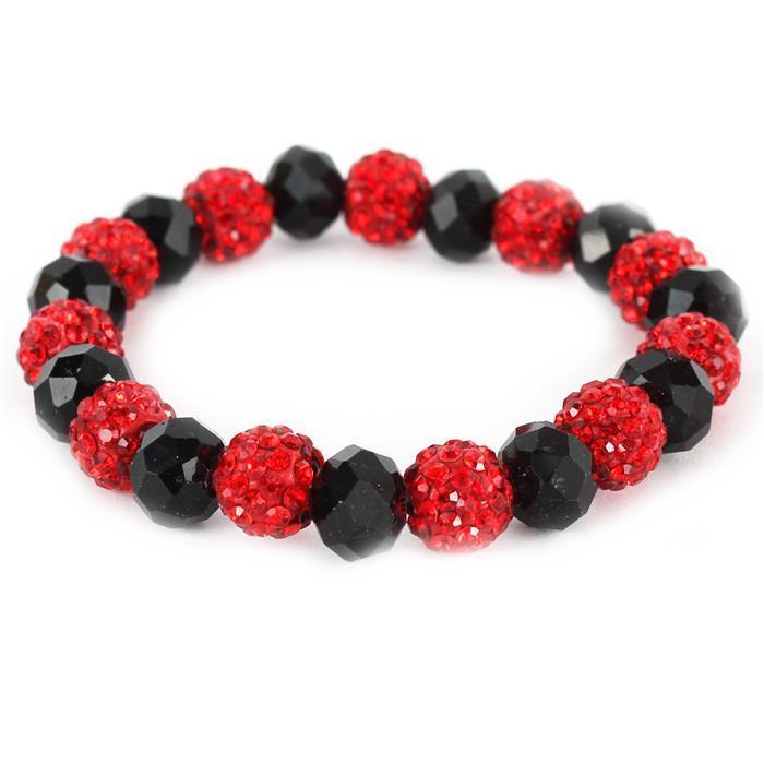 10mm Stones Ball Strech Bracelet