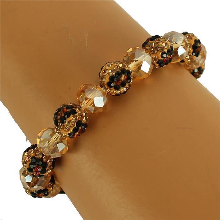 10mm Stones Ball Strech Bracelet