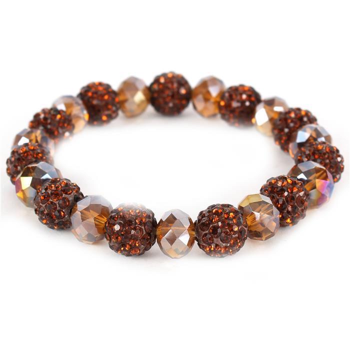 10mm Stones Ball Strech Bracelet