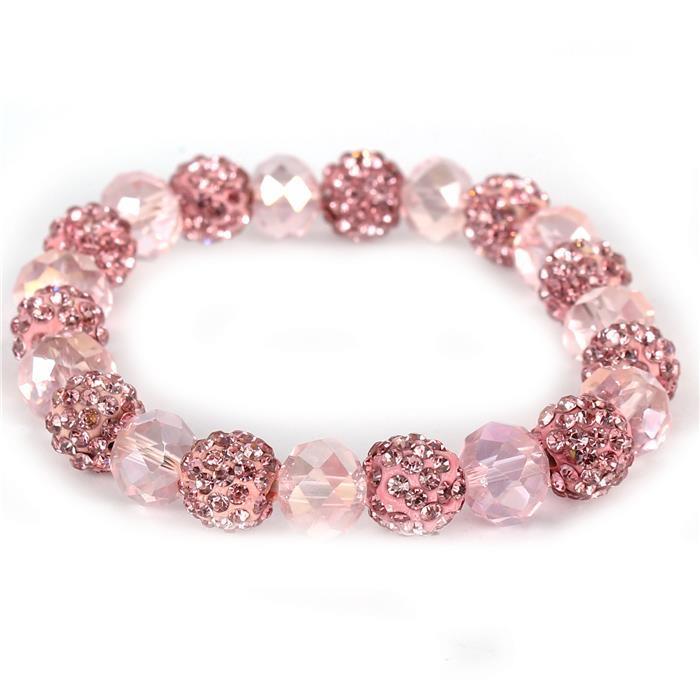 10mm Stones Ball Strech Bracelet