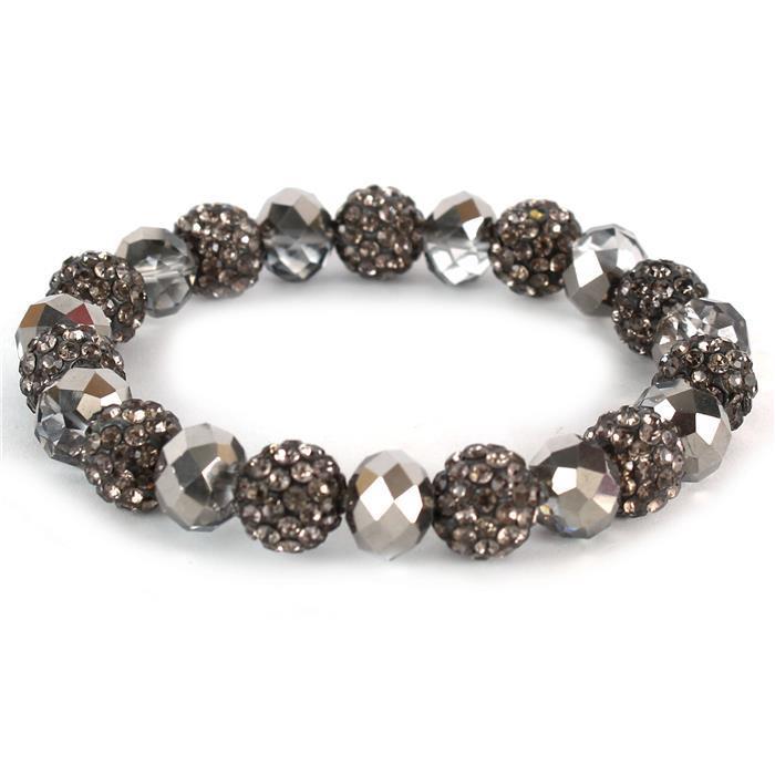 10mm Stones Ball Strech Bracelet