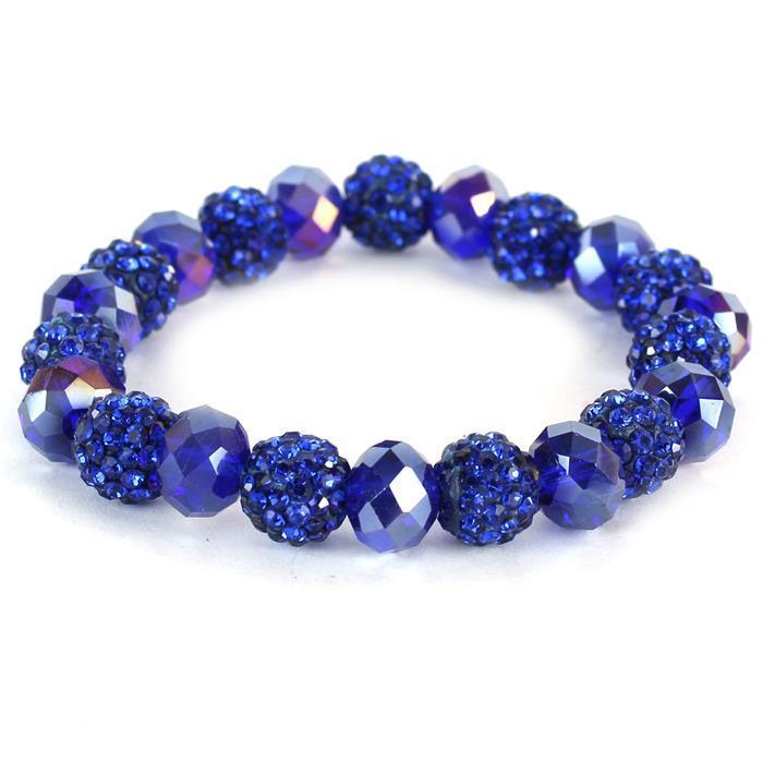 10mm Stones Ball Strech Bracelet