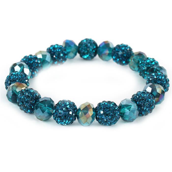 10mm Stones Ball Strech Bracelet