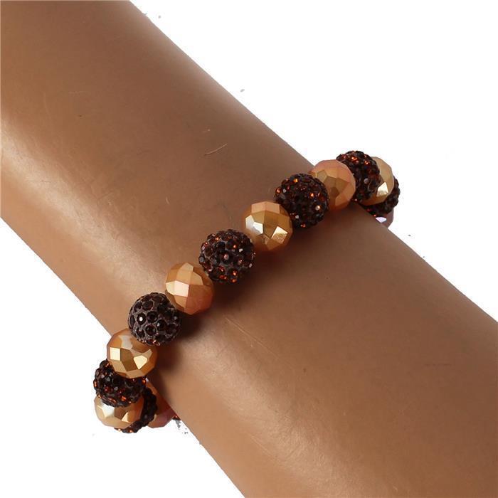 10mm Stones Ball Strech Bracelet