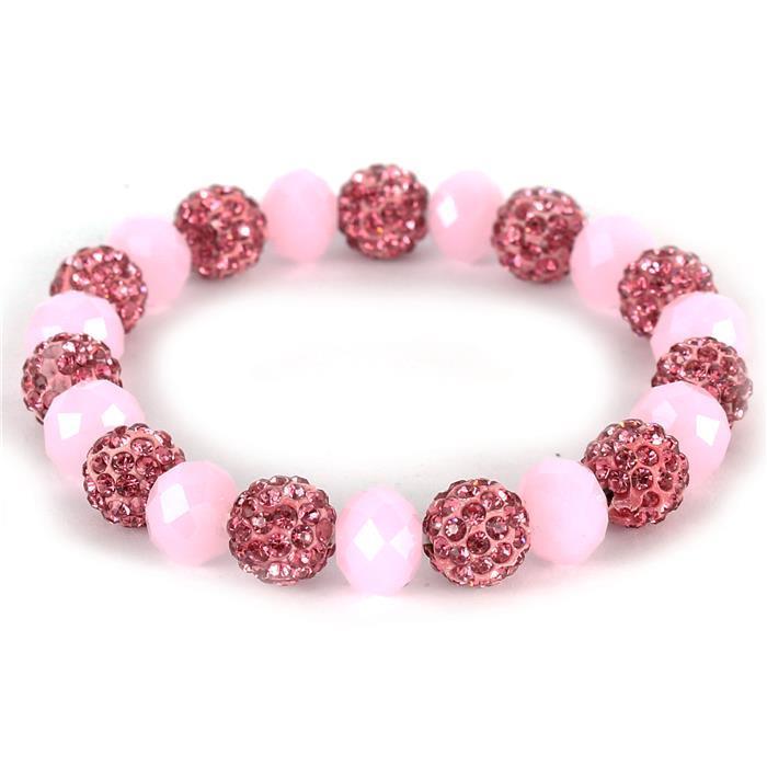 10mm Stones Ball Strech Bracelet