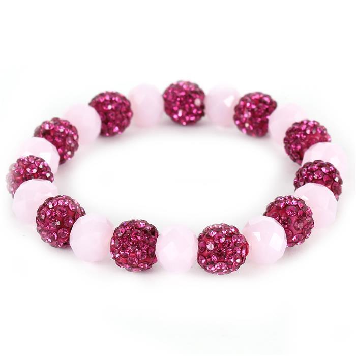 10mm Stones Ball Strech Bracelet