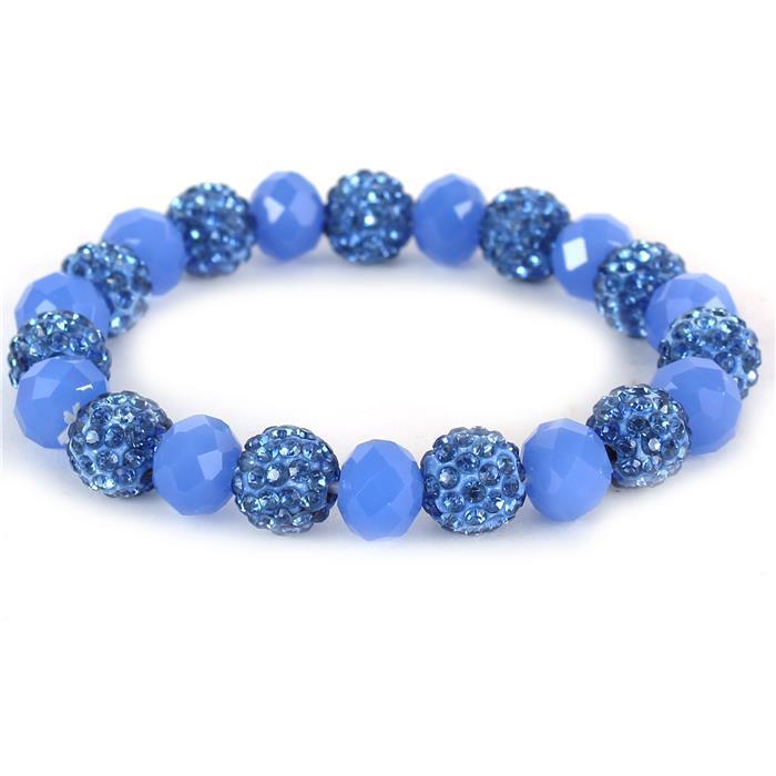 10mm Stones Ball Strech Bracelet